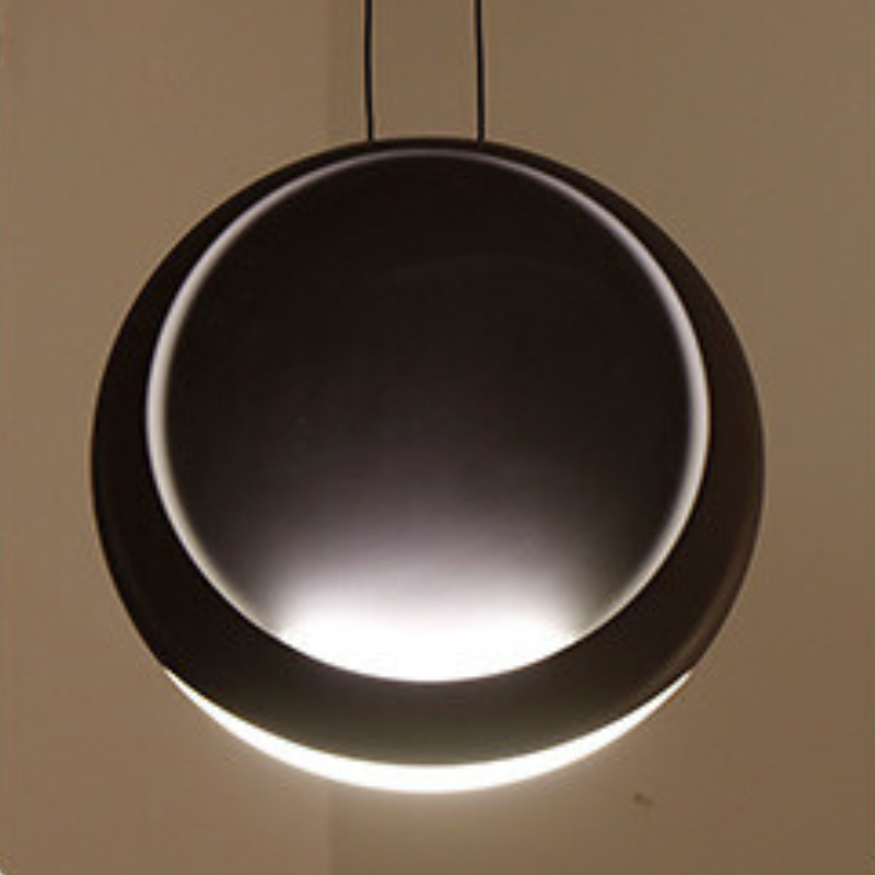 Gatusas Modern Pendant Light, Metal, Black/White/Green/Gray