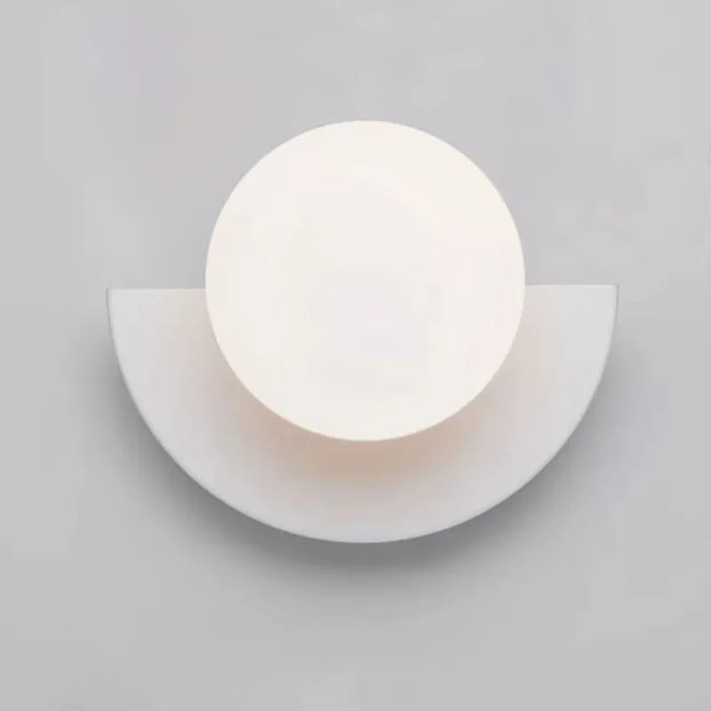 Solvire Wall Lamp Half Circle Globe-Relic Pieces