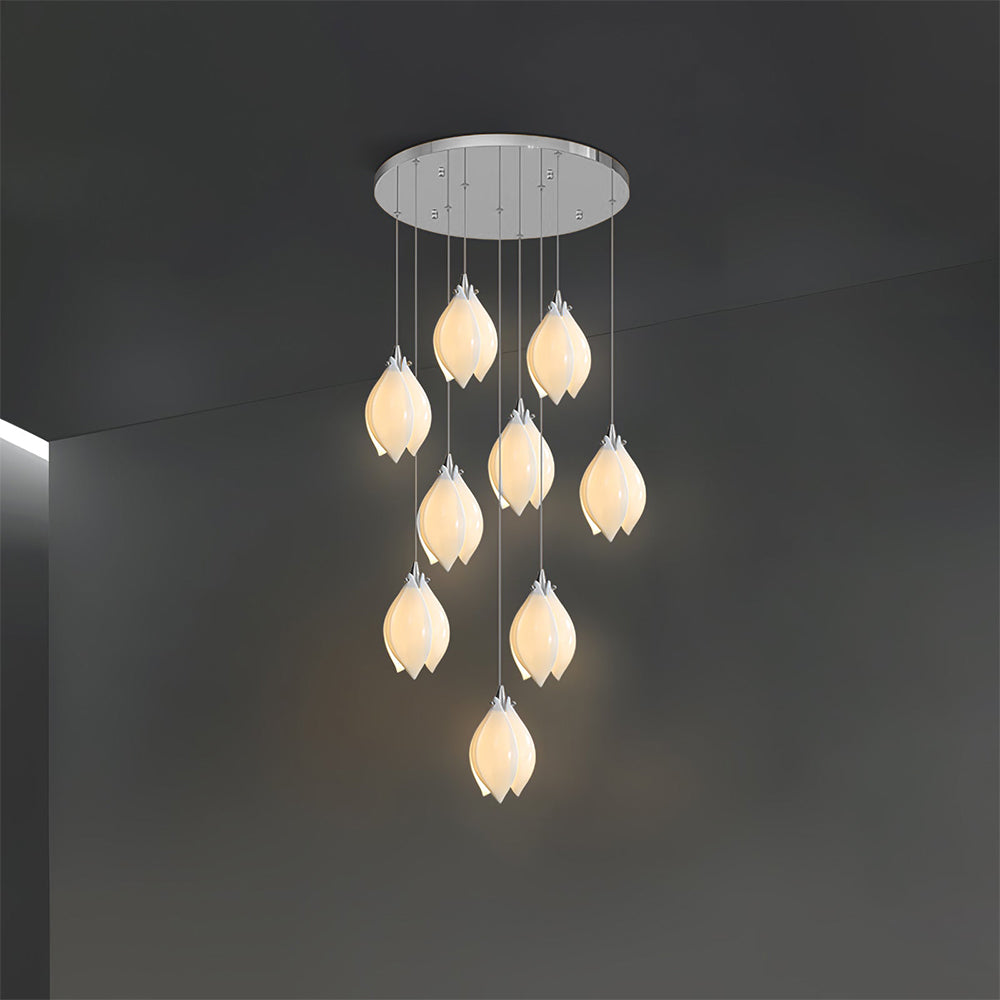 Bitopek Luxury Metal Ceramic Pendant Light Living Room Bedroom