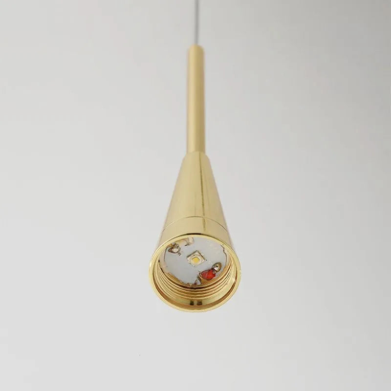 Orlith Pendant Light Gold Crystal-Relic Pieces
