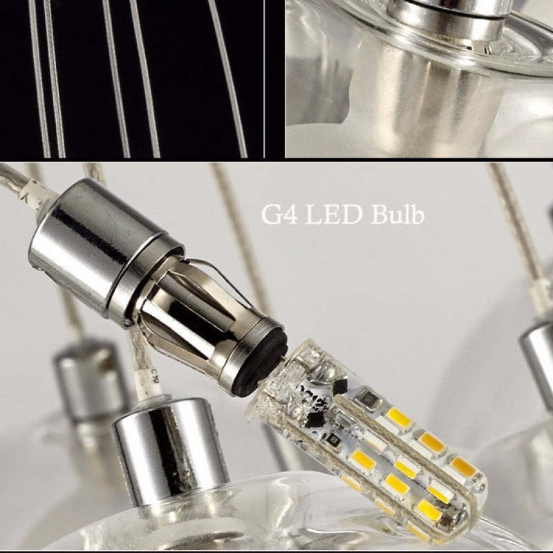 Cedevor Modern Bubble Pendant Light, 5 Style