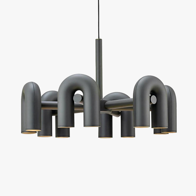 Tosakar Modern Pendant Light Linear with 3 U-Shaped Light