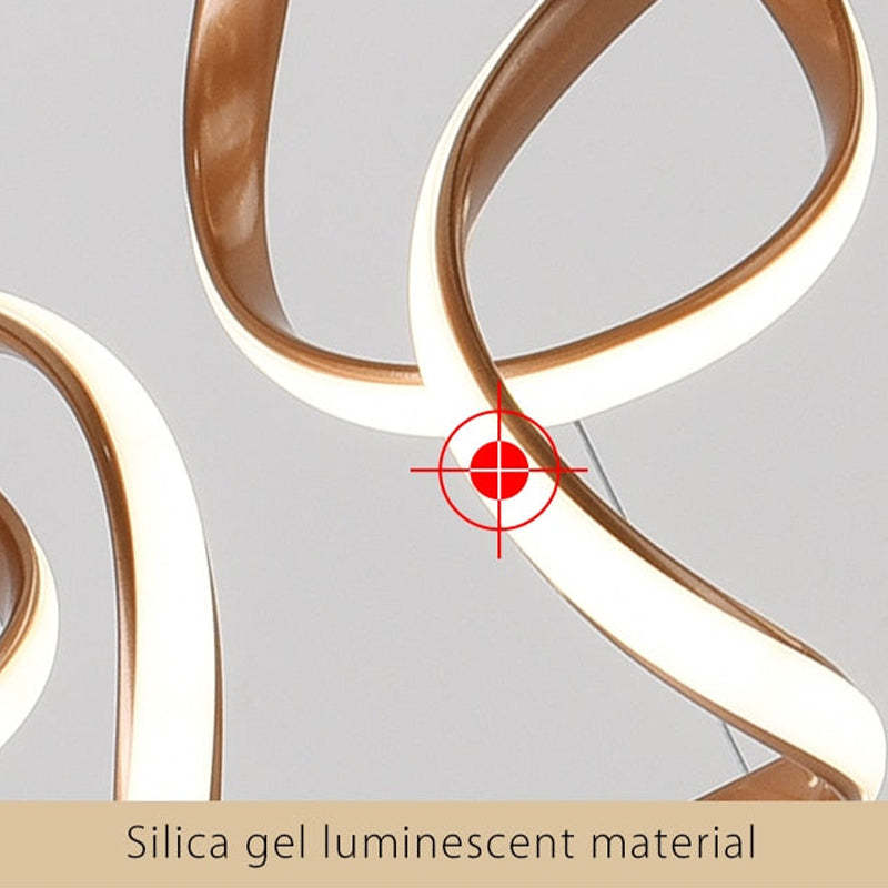 Evren Modern Irregular Flower Pendant Light, 3 Colors-Relic Pieces