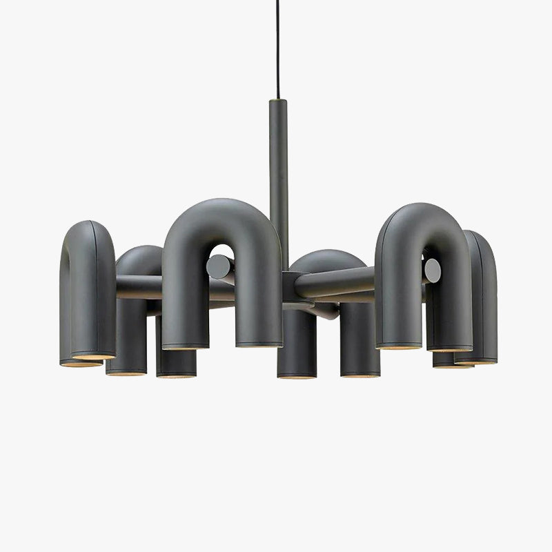 Tosakar Modern Pendant Light Linear with 3 U-Shaped Light