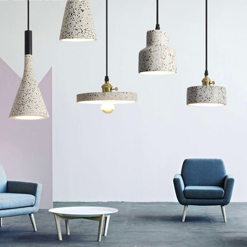 Hodiden Modern Stone Pendant Light, 5 Style
