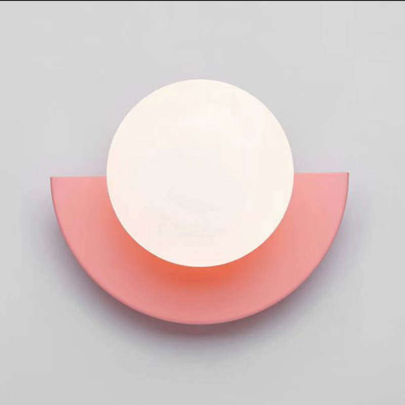 Solvire Wall Lamp Half Circle Globe-Relic Pieces