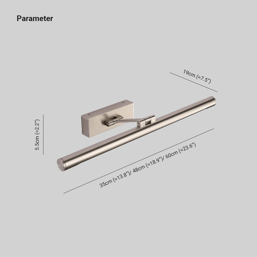 Wediner Modern Linear Metal/ Wall Lamp, Champagne Gold