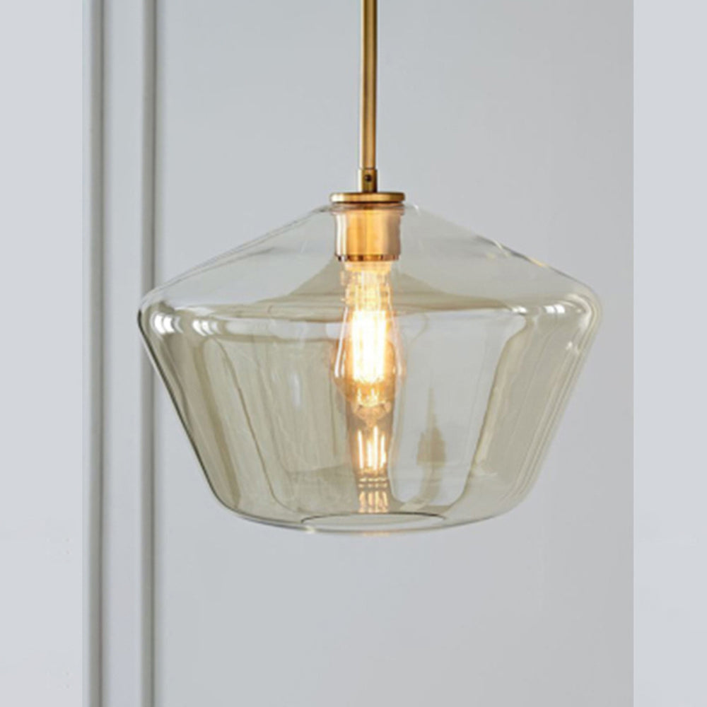 Virelo Pendant Light Glass Clear/Amber Diamond-Relic Pieces