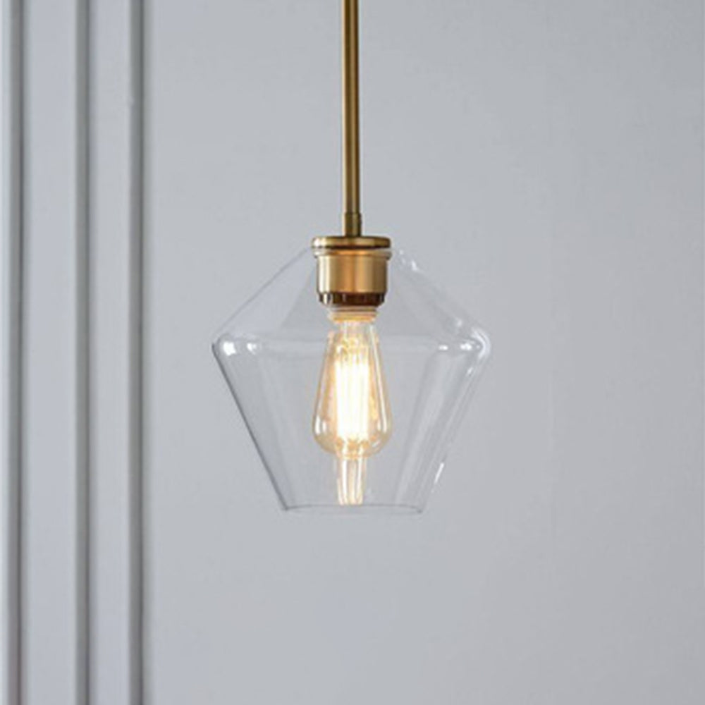 Virelo Pendant Light Glass Clear/Amber Diamond-Relic Pieces