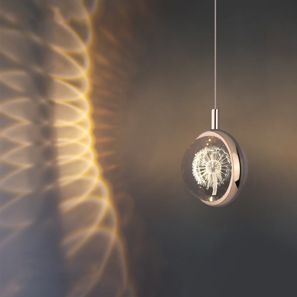 Jutisid Morden Spherical Metal Pendant Light, Gold