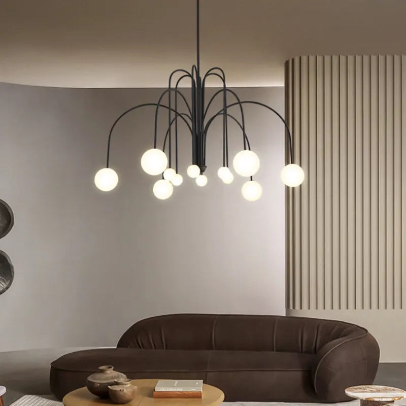 Arvyn Pendant Light Double Layer Glass Bubble-Relic Pieces