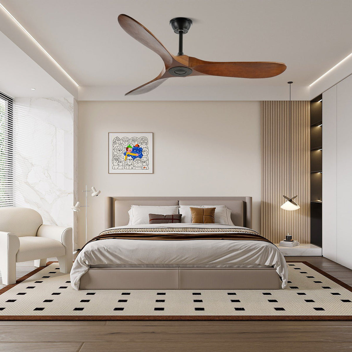 Bellstone Aero Breeze Ceiling Fan Light