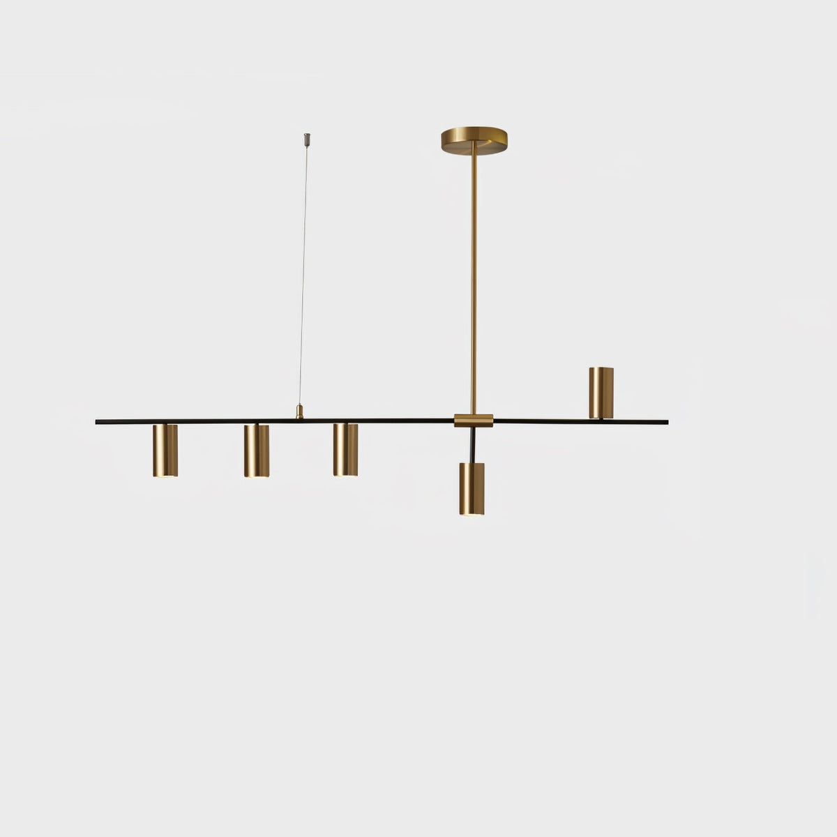 Oriarella Chandelier Brass Linear Cassandra Elegant