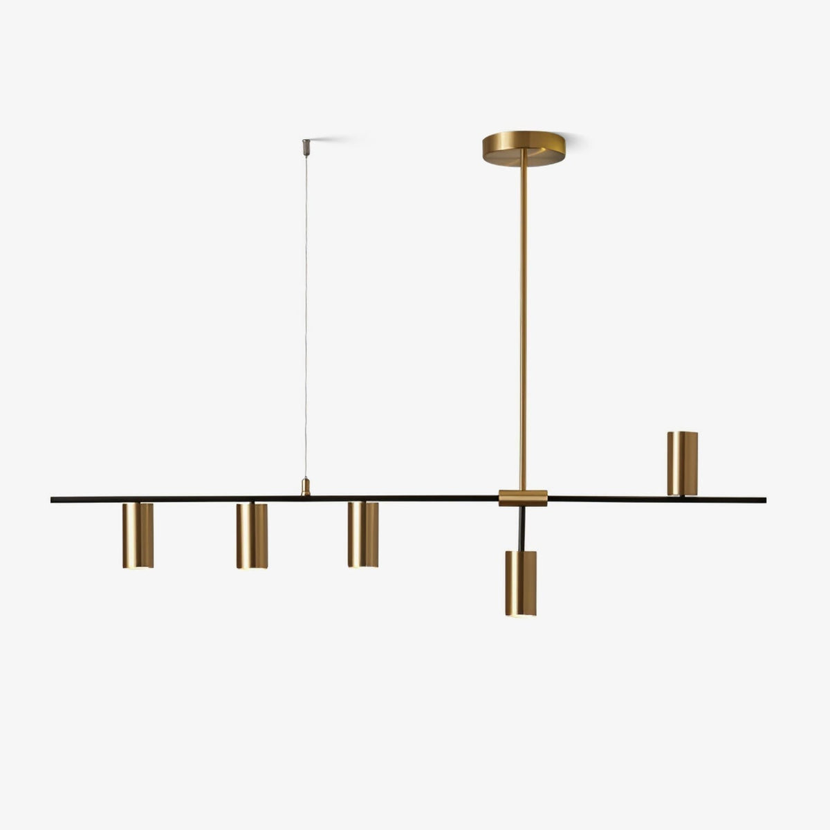 Oriarella Chandelier Brass Linear Cassandra Elegant