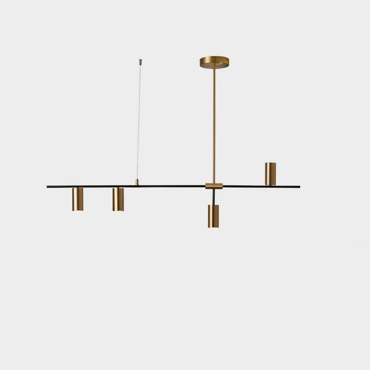 Oriarella Chandelier Brass Linear Cassandra Elegant