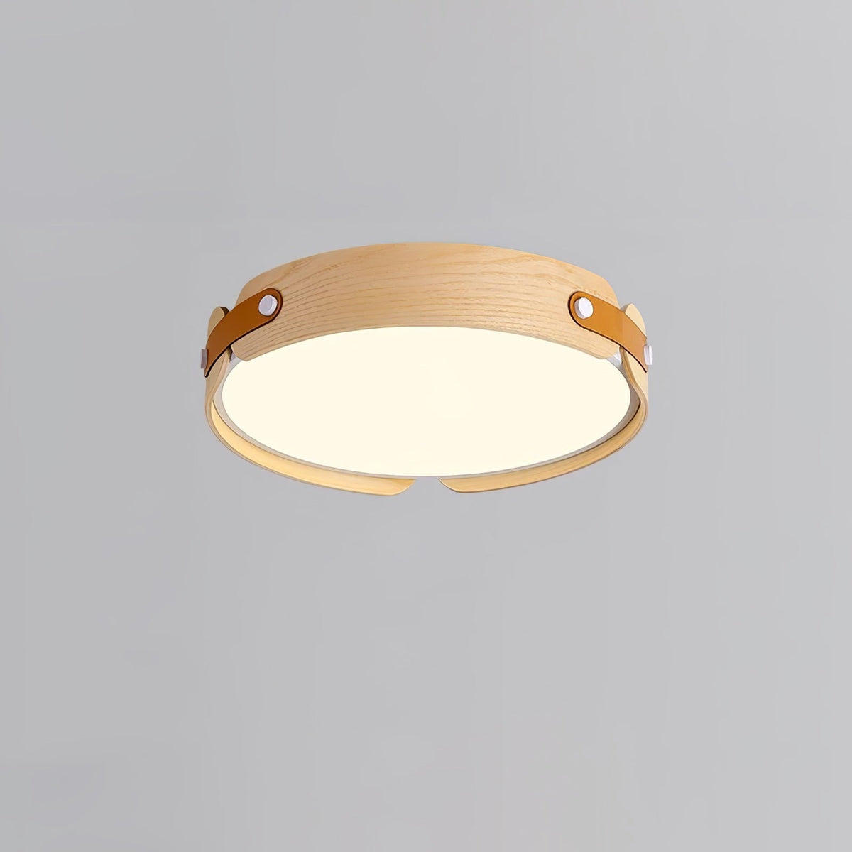 Rosestead Wood Flush Mount Ceiling Light