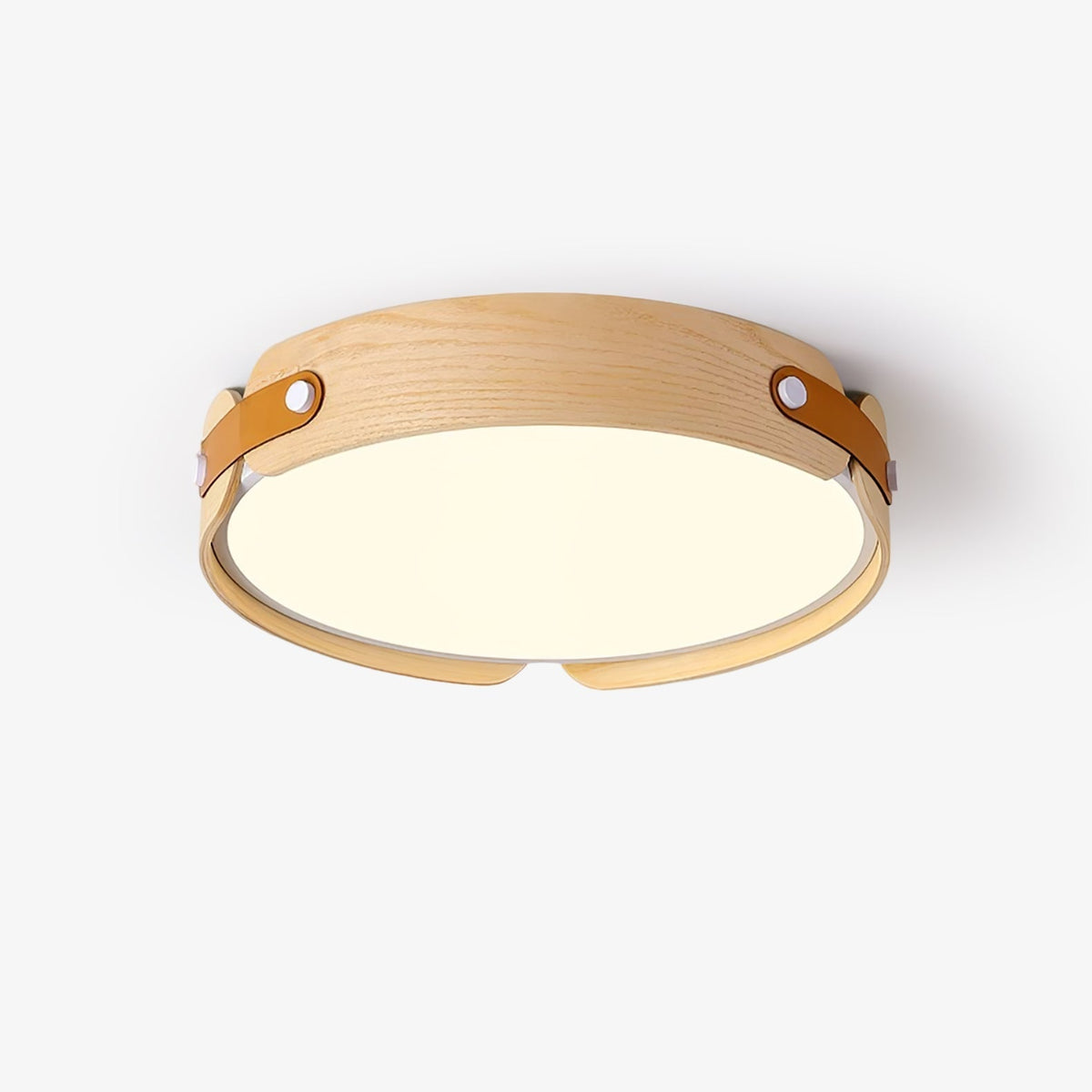 Rosestead Wood Flush Mount Ceiling Light