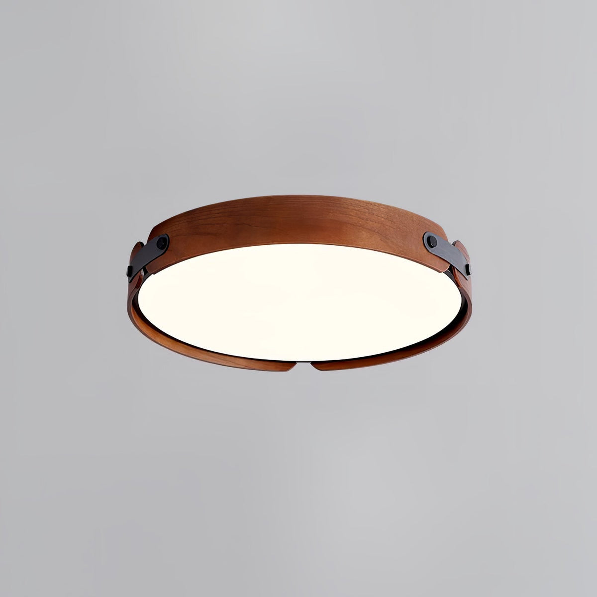 Rosestead Wood Flush Mount Ceiling Light