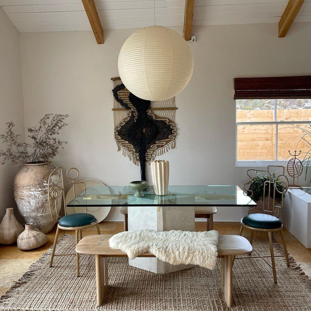 Rotolem Pendant Swag Light Mulberry Silk