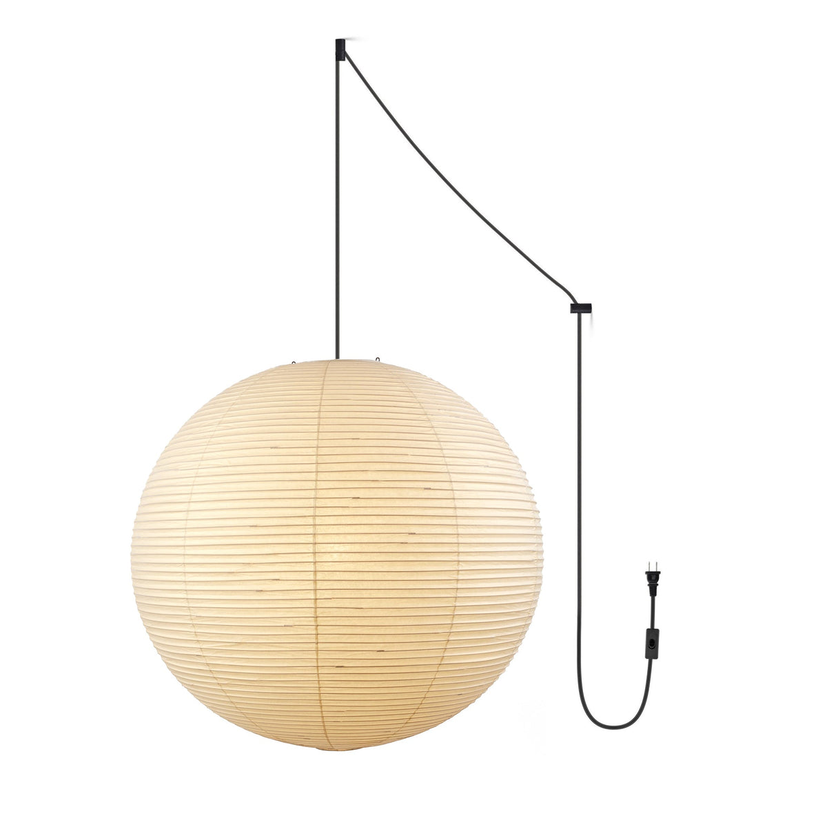Rotolem Pendant Swag Light Mulberry Silk