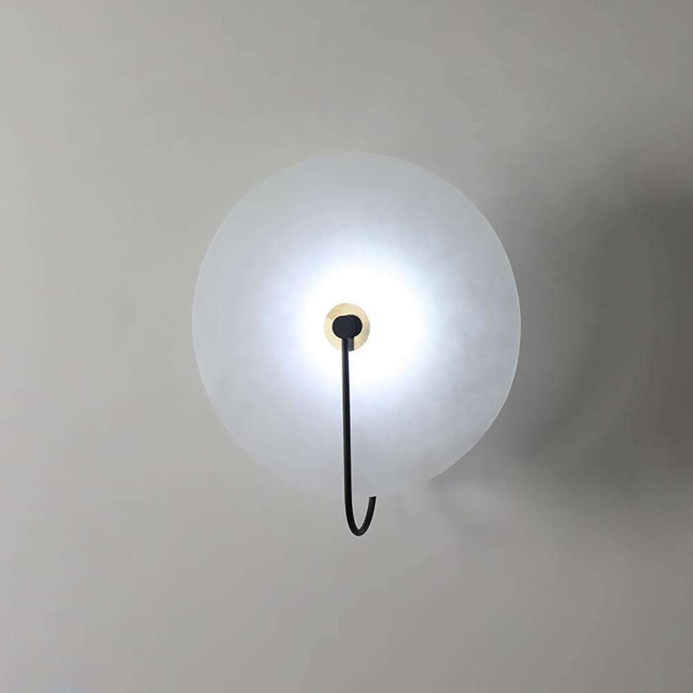 Kristy Alabaster LED Wall Lamp Round Iconic Circular-Relic Pieces