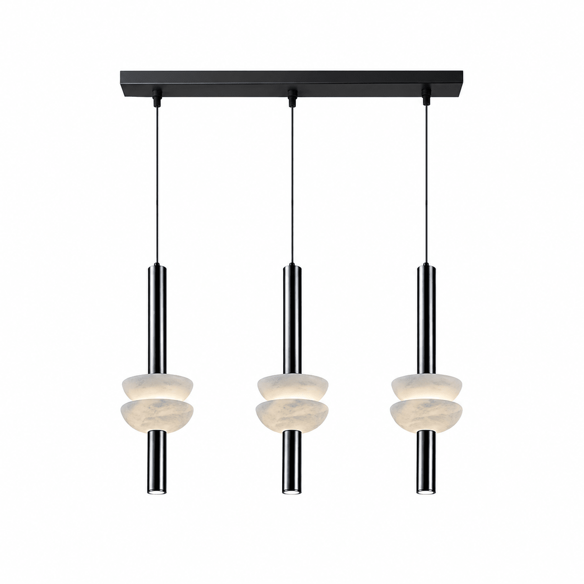 Alarion Alabaster Column Pendant Lamp