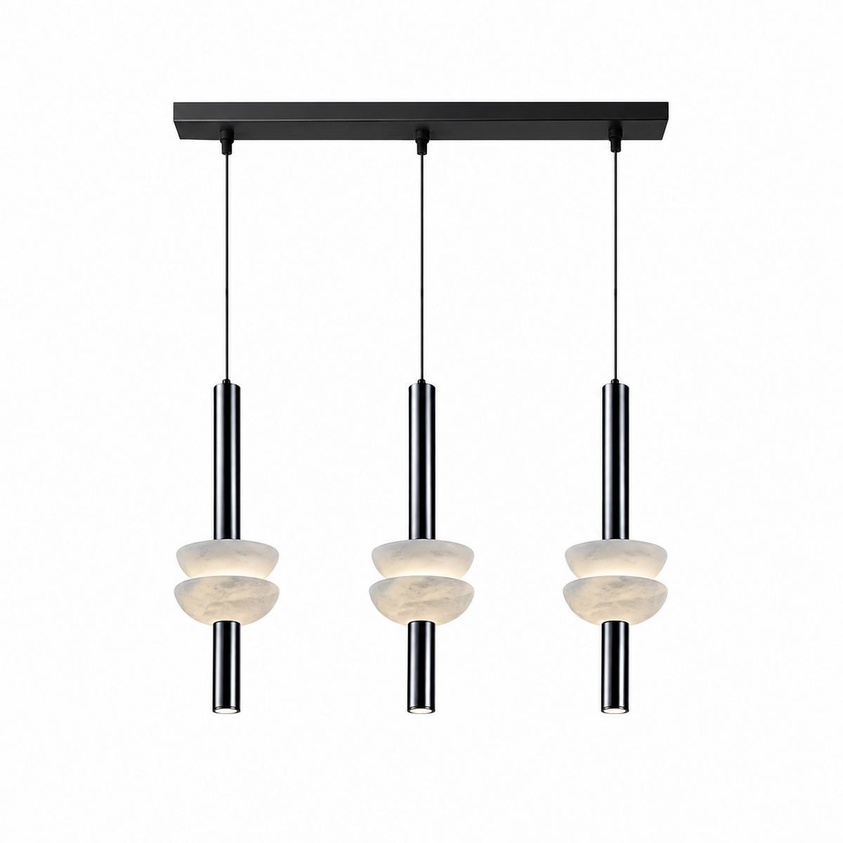 Alarion Alabaster Column Pendant Lamp