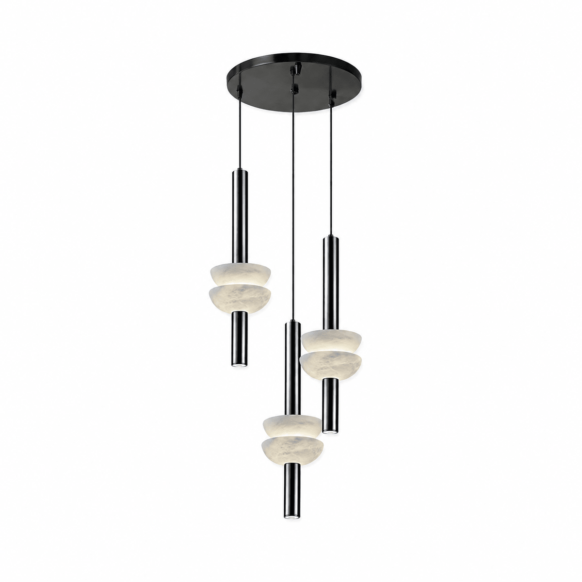 Alarion Alabaster Column Pendant Lamp