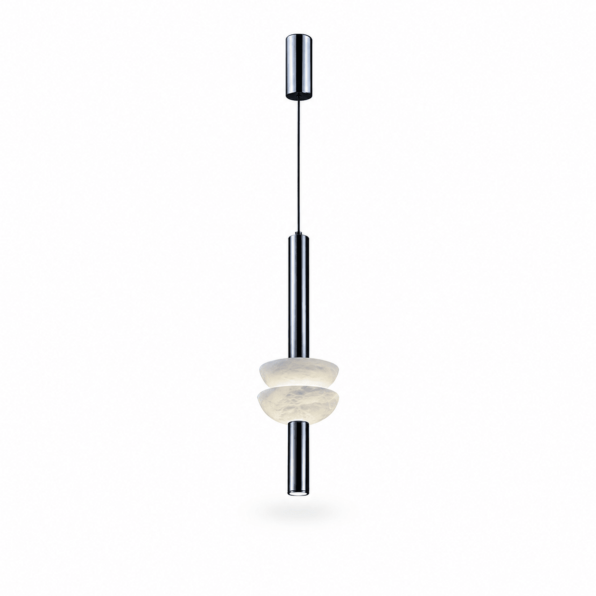 Alarion Alabaster Column Pendant Lamp