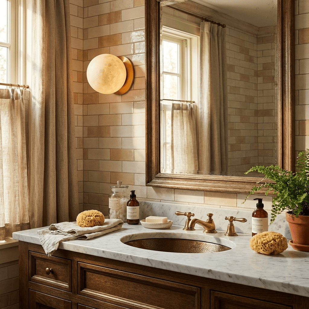 Navo Alabaster Mini Orb Wall Lamp