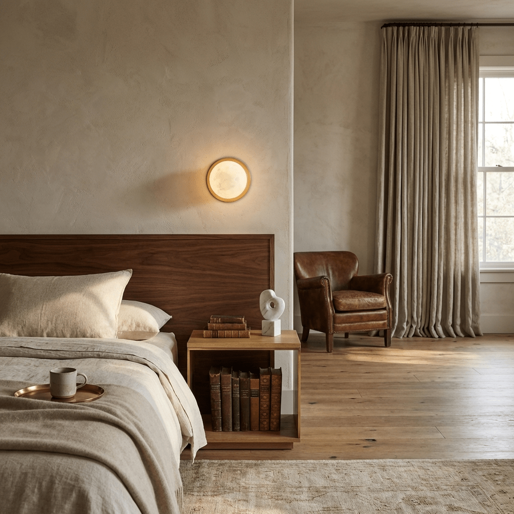 Navo Alabaster Mini Orb Wall Lamp