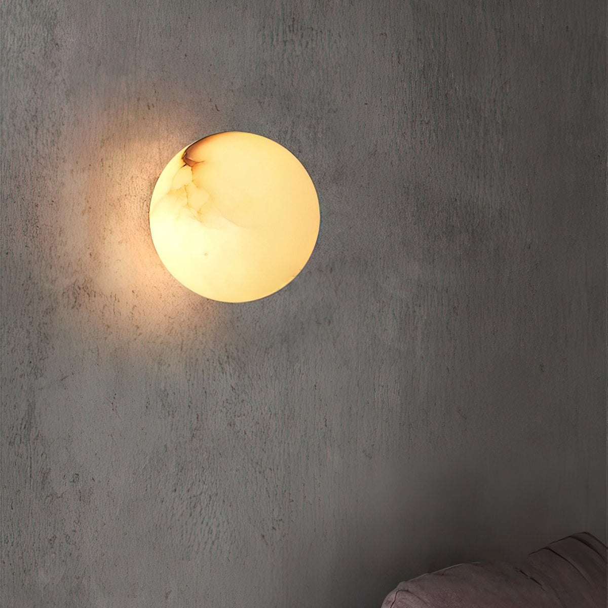 Navo Alabaster Mini Orb Wall Lamp