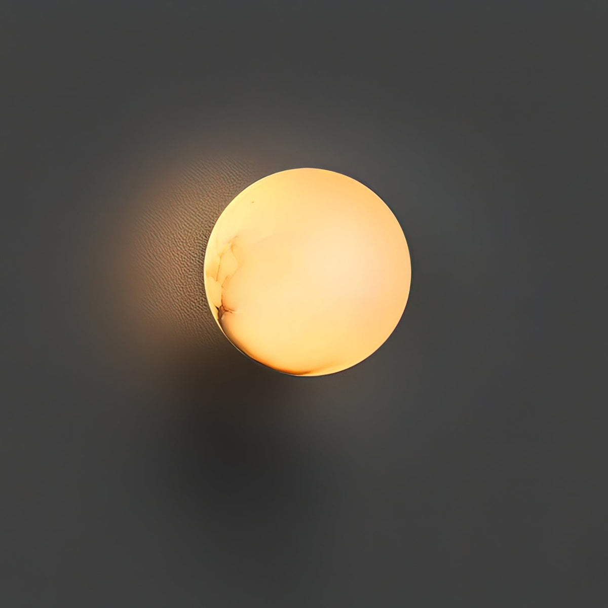 Navo Alabaster Mini Orb Wall Lamp