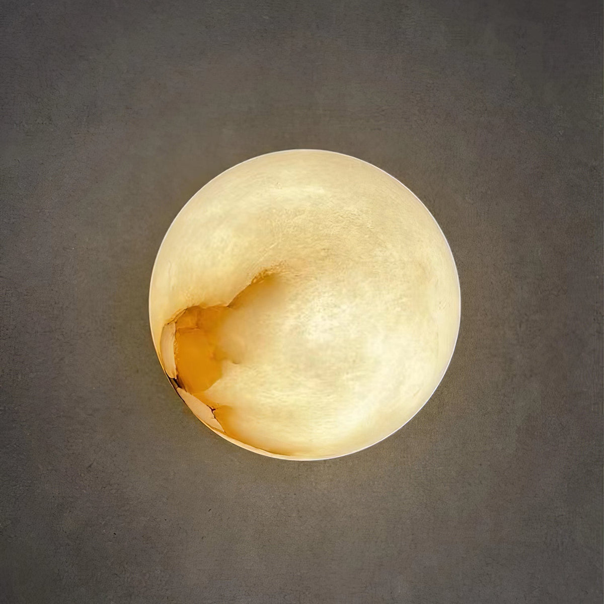 Navo Alabaster Mini Orb Wall Lamp