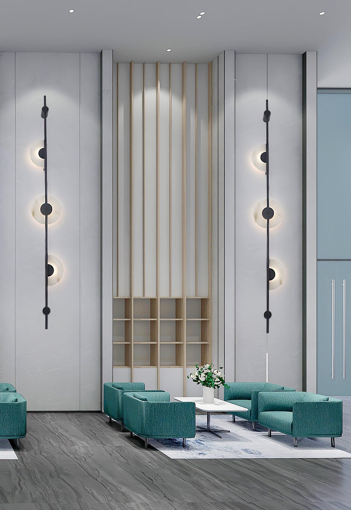 Albarina Alabaster Plug Wall Light