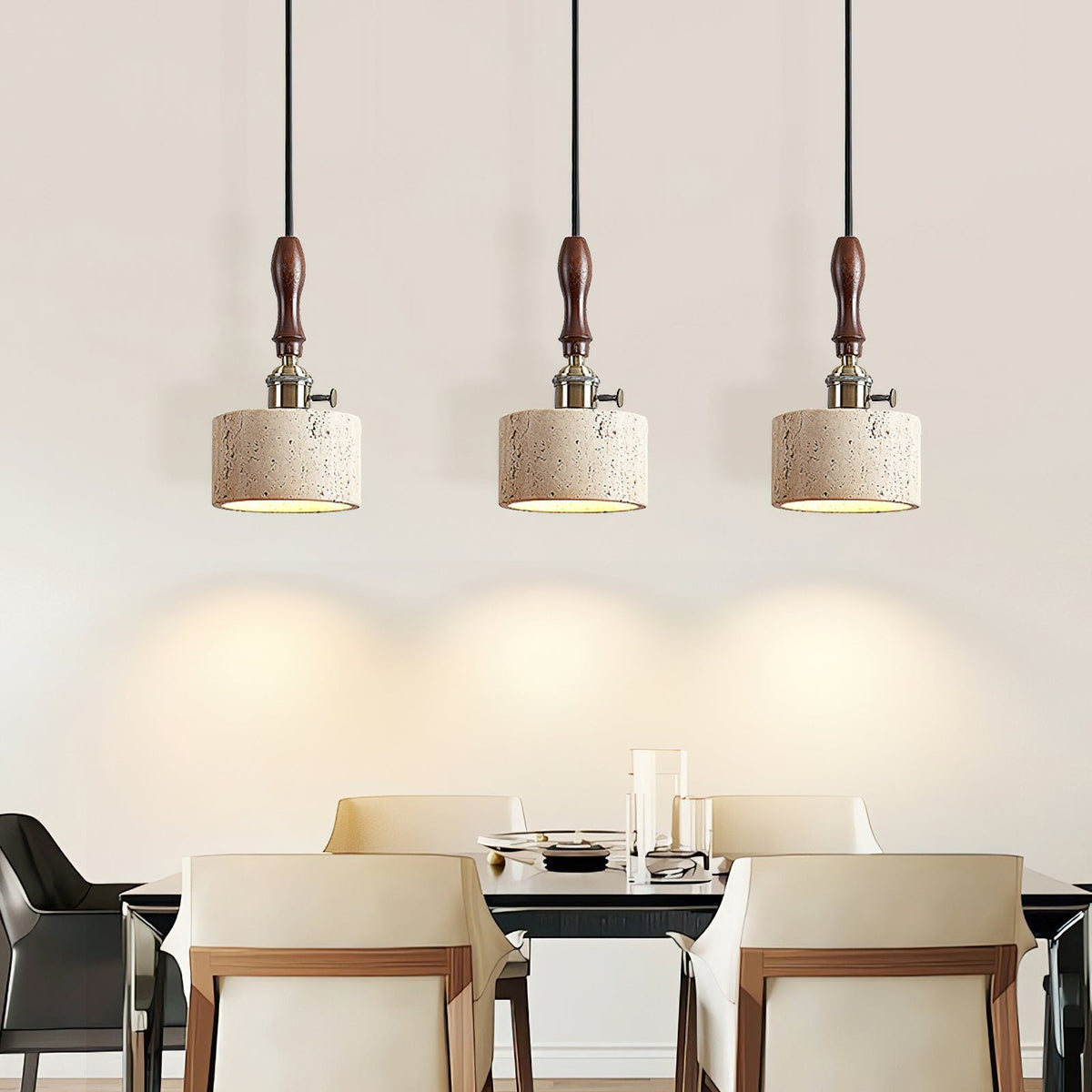 Alagusmo Travertine Pendant Light