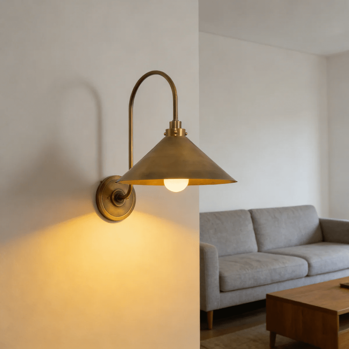 Brelan Cone Wall Light