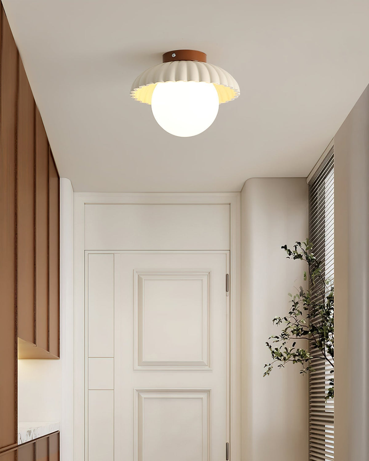Tegatik Glow Flush Mount Ceiling Light