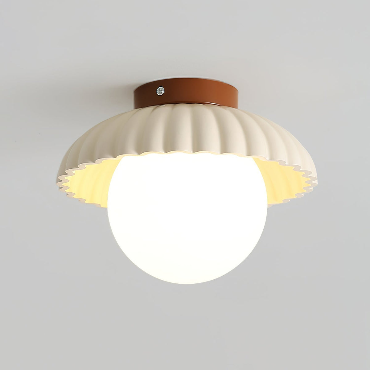 Tegatik Glow Flush Mount Ceiling Light