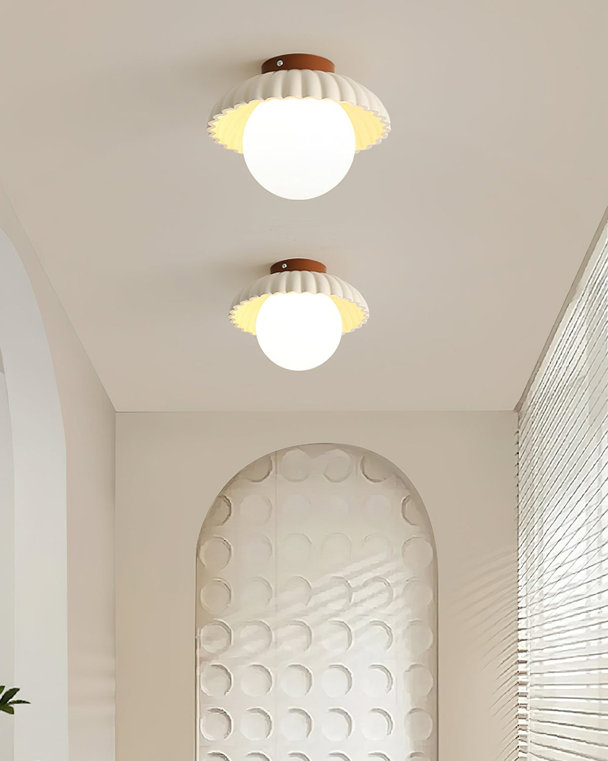 Tegatik Glow Flush Mount Ceiling Light