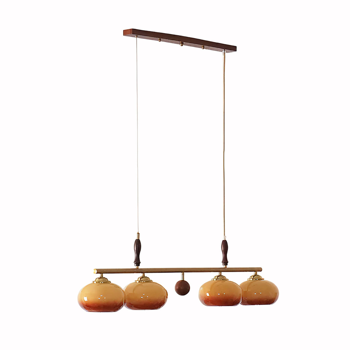 Amber Trio Linear Pendant Light
