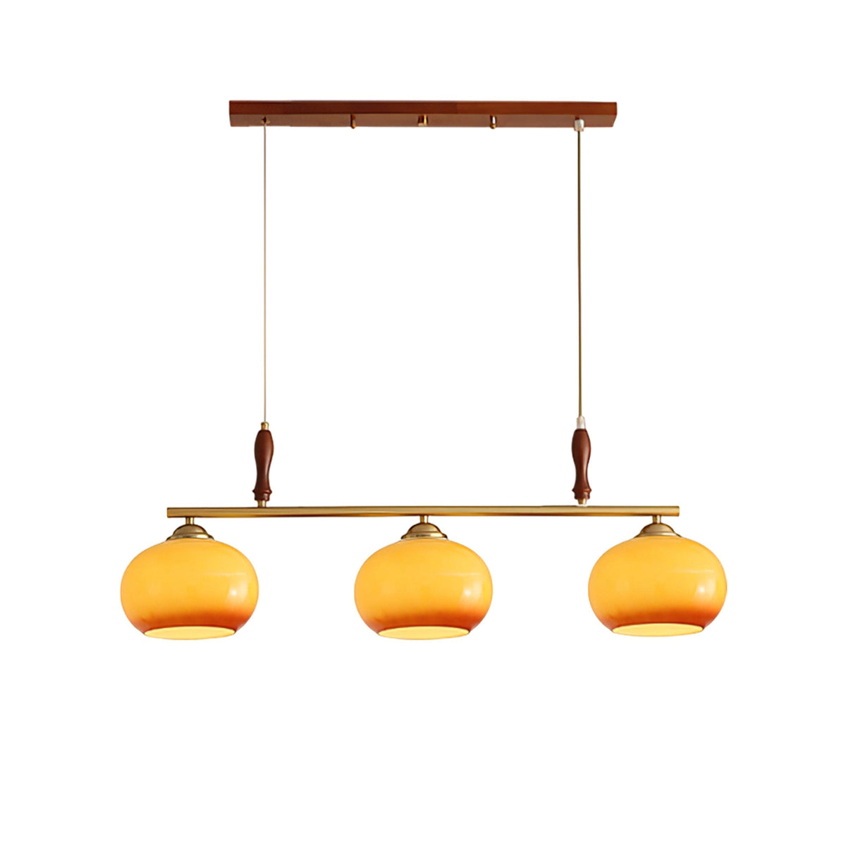Amber Trio Linear Pendant Light
