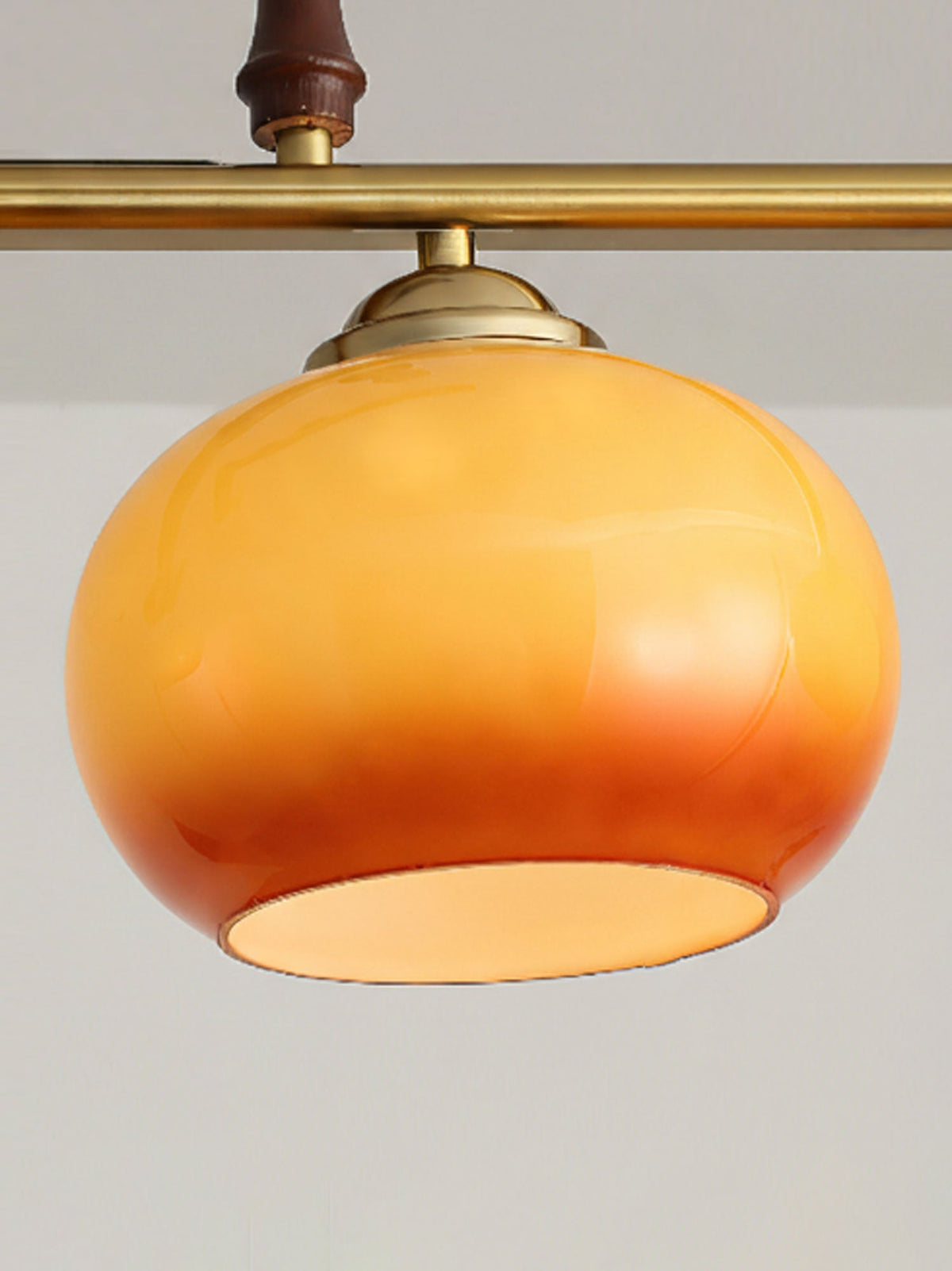 Amber Trio Linear Pendant Light
