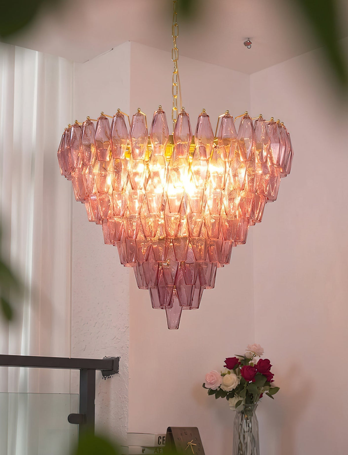 Rosalique Glass Chandelier