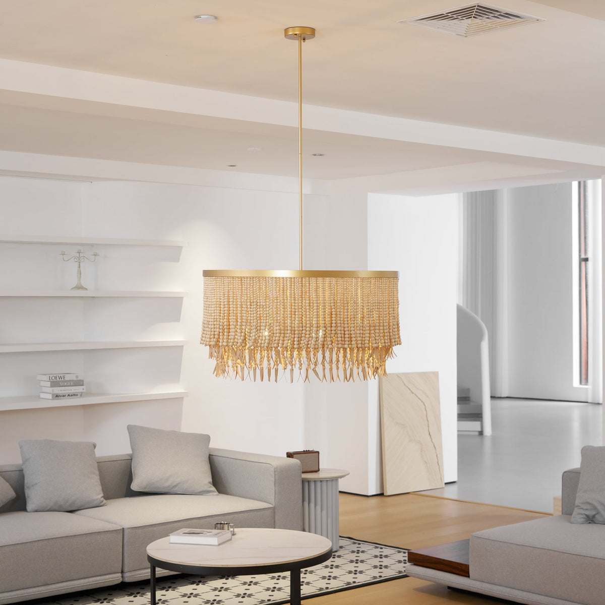 Fisivok Chandelier Wood and Coconut beads