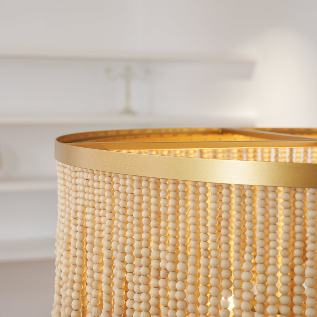 Fisivok Chandelier Wood and Coconut beads