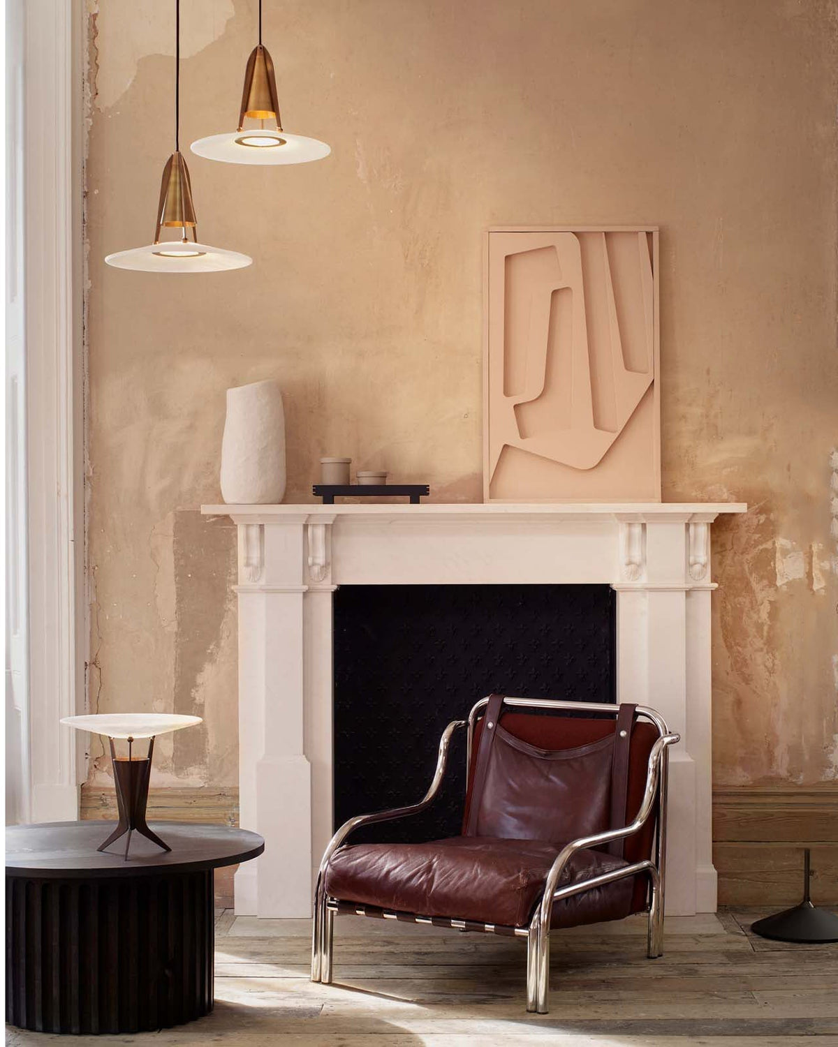 Halen Pendant Light Alabaster  Fusion