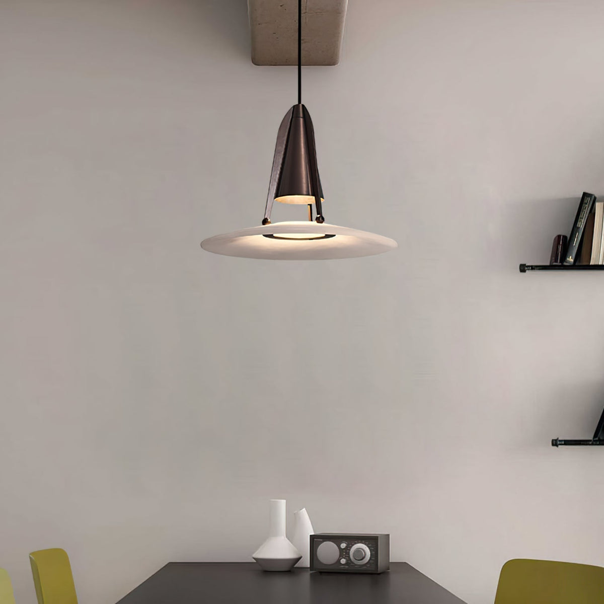 Halen Pendant Light Alabaster  Fusion