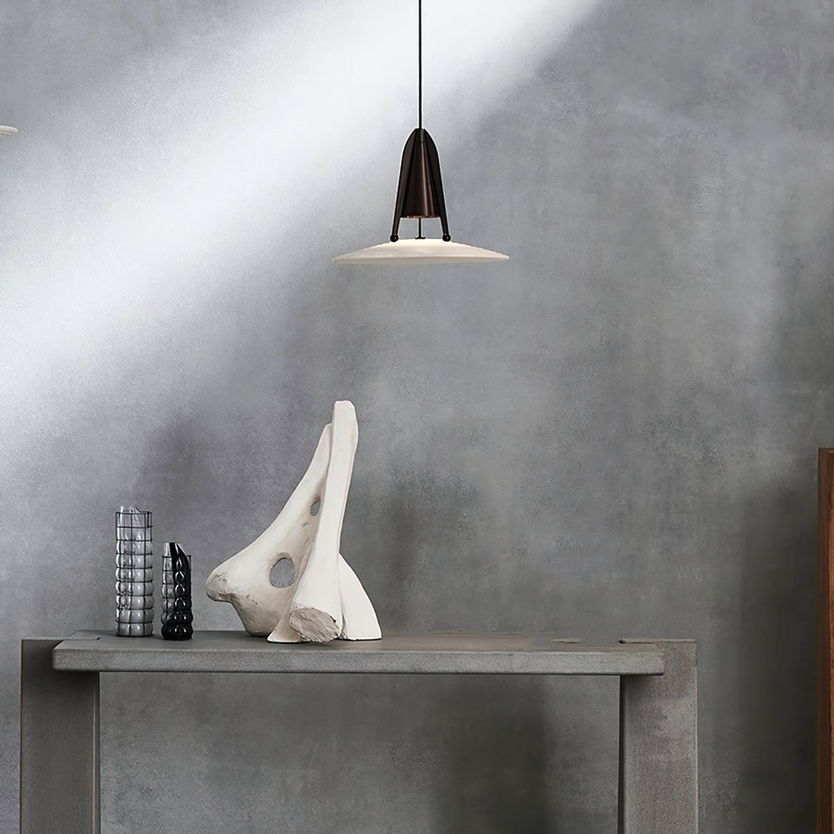 Halen Pendant Light Alabaster  Fusion