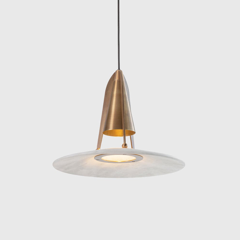 Halen Pendant Light Alabaster  Fusion
